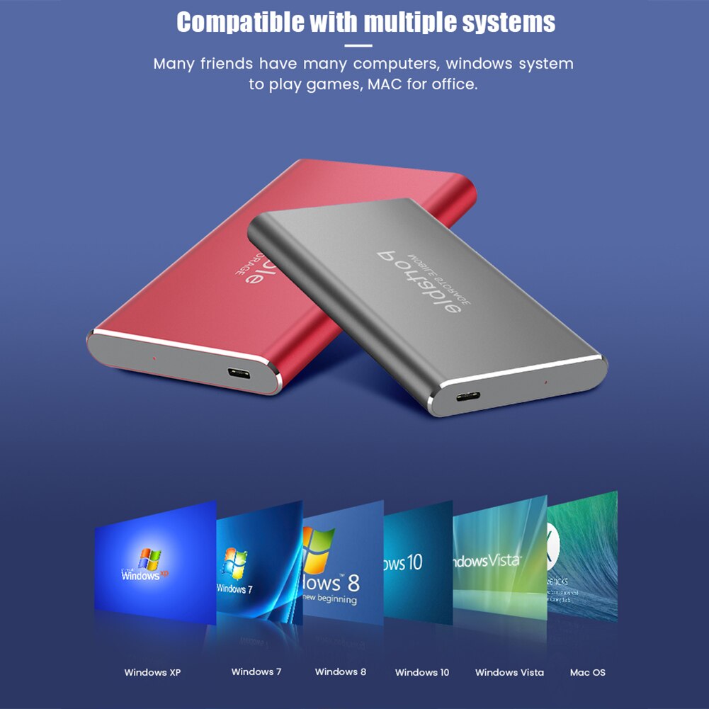 ޴  USB ϵ ũ 2/4/6/8TB ܺ ϵ 뷮 丮  ϵ ũ ũž Ʈ ȵ̵ Mac